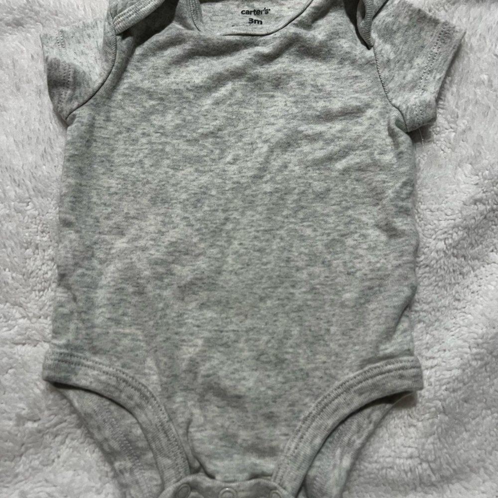 Carter's Heather Gray Baby Bodysuit